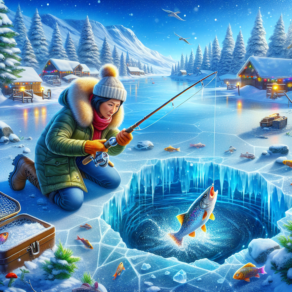 Screenshot of Ice Fishing gameplay